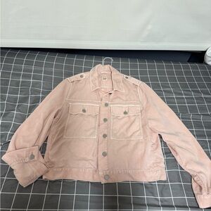 GAP Women's Pink Denim Jacket